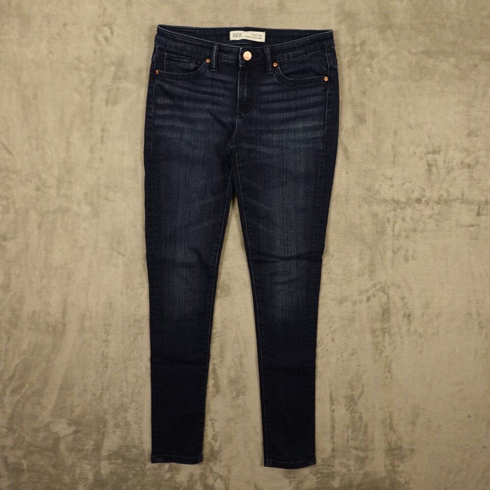 BKE jeans Payton mid rise skinny women's 26 blue denim
